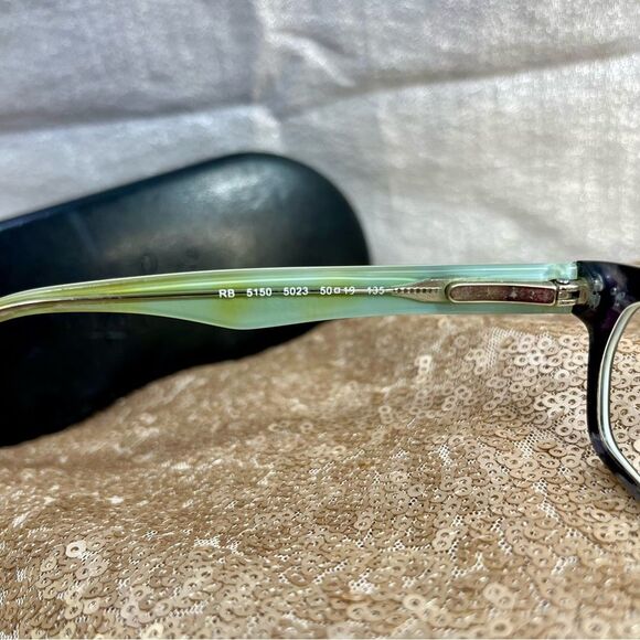 Ray Ban Frames - RB 5150 5023 50 19 135 Brown Tortoise Designer Frames with Case - Picture 7 of 7